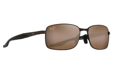 Image of Maui Jim Shoal Sunglasses, Matte Brown Frame, HCL Bronze Lens, Polarized, H797-25M
