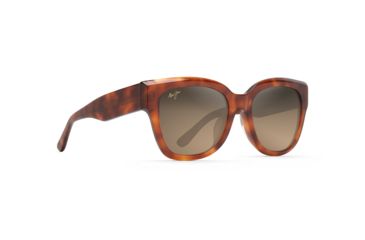 Image of Maui Jim Siren Song Polarized Square Sunglasses - Women's, Koa Tortoise Frame, HCL Bronze Lens, Koa Tortoise HS801-10K