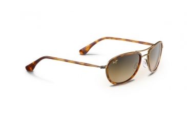 Image of Maui Jim Small Kine Sunglasses - Antique Gold Frame and HCL Bronze Lens HS251-16C