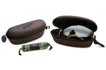 Image of Maui Jim Sport Case Large, Dark Brown, Large BROWN SPORT CASE