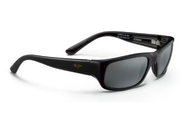 Image of Maui Jim Stingray Sunglasses w/ Gloss Black Frame and Neutral Grey Lenses - 103-02