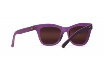Image of Maui Jim Sweet Leilani Sunglasses, Mauve Matte Rubber Frame, Maui Rose Lens, Polarized, R722-13MR