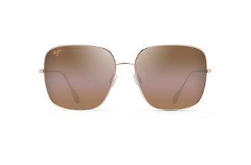 Image of Maui Jim Triton Polarized Aviator Sunglasses, Gold Frame, HCL Bronze Lens, Gold H546-16