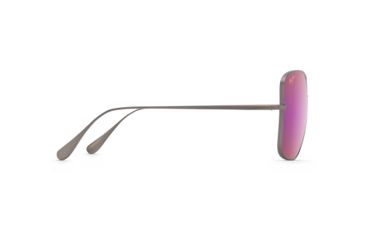 Image of Maui Jim Triton Polarized Aviator Sunglasses, Slate Grey Frame, Maui Sunrise Lens, Slate Grey P546-14