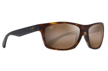 Image of Maui Jim Tumbleland Sunglasses, Matte Tortoise w/ Black Temples Frame, HCL Bronze Lens, Polarized, H770-10CM