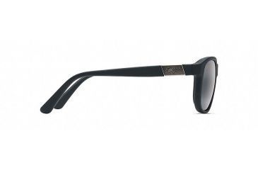 Image of Maui Jim Wakea Polarized Classic  Sunglasses,Matte Black Rubber,Neutral Grey Lens 745-02MR