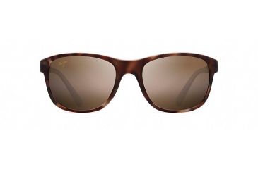 Image of Maui Jim Wakea Polarized Classic  Sunglasses,Matte Tortoise Rubber,HCL Bronze Lens H745-10MR