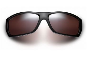 Image of Maui Jim Wassup Sunglasses - Gloss Black Frame,Polarized Maui Rose Lens R123-02