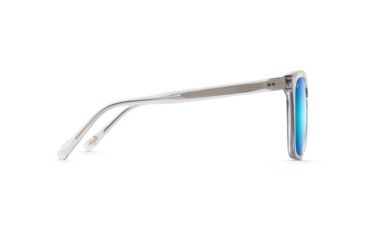 Image of Maui Jim Women's Westside Sunglasses,Light Grey Crystal Frame,Polarized,Blue Hawaii Lens, B803-11