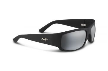 Image of Maui Jim World Cup Sunglasses, Matte Black Rubber, Grey Lenses, Matte Black Rubber 266-02MR