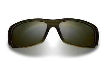 Image of Maui Jim World Cup Sunglasses, Matte Green Stripe Rubber, Maui HT Lenses, Matte Green Stripe Rubber HT266-15MR