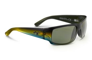 Image of Maui Jim World Cup Sunglasses,Rectangle,MahiMahi Frame,Polarized Maui HT Lens HT266-71