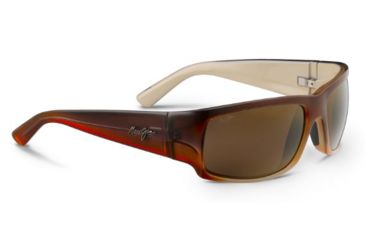 Image of Maui Jim World Cup Sunglasses,Rectangle,Redfish Frame,Polarized HCL Bronze Lens H266-70