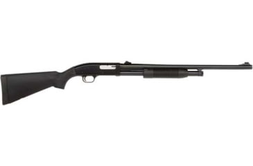 Image of Maverick 88 Slug Fully Rifled &amp; Sights 3in Field Pump Shotgun, 12 Gauge, 24in BBL, Synthetic Black Stock, Nickel Black, 31017
