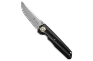 Image of Maxace Knives Maxace Knives Samurai 2.0 Liner Lock Knife Black G-10 3.75&quot; Stonewash, Brown, Bohler K110, adult, BHQ-213415