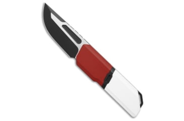 Image of Maxace Maxace Capsule III Liner Lock Knife Red/White Titanium 2.6" M398 DLC MM49-1-A, Red/White, Bohler M398, adult, BHQ-227681