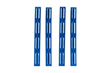 Image of Maxim Defense Industries AR-15 M-Slot Rail Covers - 4 Pack, Blue, MXM-47603