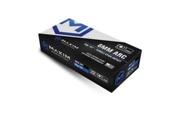 Image of Maxim Defense Industries Precision Rifle Ammunition 6mm ARC 90 Grain Tumble Upon Impact Rifle Ammo, 20 Rounds, MXM-49136