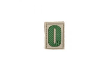 Image of Maxpedition Number 0 Morale Patch, Arid, 0.84in x 1.18in NUM0A