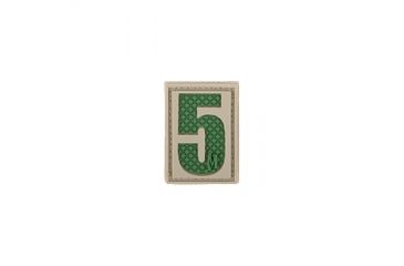 Image of Maxpedition Number 5 Morale Patch, Arid, 0.84in x 1.18in NUM5A