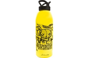 Image of Maxpedition 32oz Water Bottle, LAND, Yellow LB32LANDY