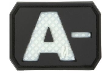Image of Maxpedition A- NEG Blood Type Patch, Glow BTANZ