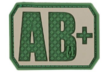 Image of Maxpedition AB+ POS Blood Type Patch, Arid BTABPA