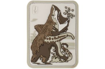 Image of Maxpedition Bear Sharktopus Morale Patch,Arid BSHKA