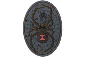 Image of Maxpedition Black Widow Morale Patch,SWAT BKWDS