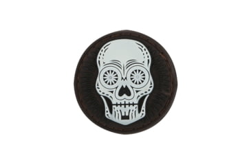 Image of Maxpedition Calavera Morale Patch, Glow, 1.5in x 1.5in, CALVZ