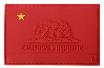 Image of Maxpedition Communist Kalifornia Flag Morale Patch,Red,3x2in CALIR