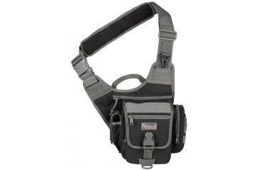 Image of Maxpedition Fatboy S-Type Versipack Shoulder Bag - Black - Foliage 0408BF