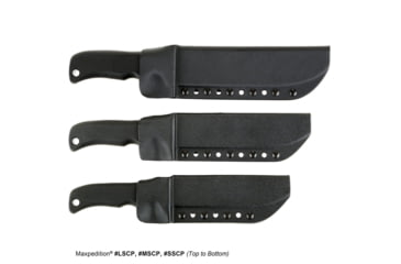 Image of Maxpedition Fixed Blade, Black FRN, Lg Short Clip, Plain MXLSCP