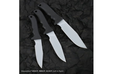 Image of Maxpedition Fixed Blade, Black FRN, Lg Short Clip, Plain MXLSCP