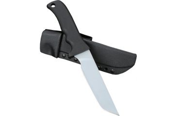 Image of Maxpedition Fixed Blade, Black FRN, Med Geometric, Plain MXMGEO