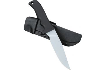 Image of Maxpedition Fixed Blade, Black FRN, Med Long Clip, Plain MXMLCP