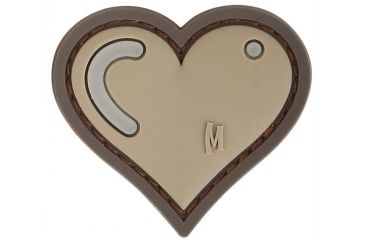 Image of Maxpedition Heart Morale Patch,1.61x1.5in,Arid HARTA