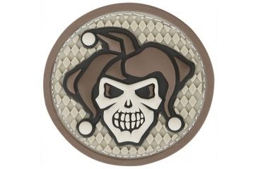 Image of Maxpedition Jester Skull Morale Patch,1.7x1.7in,Arid JESTA