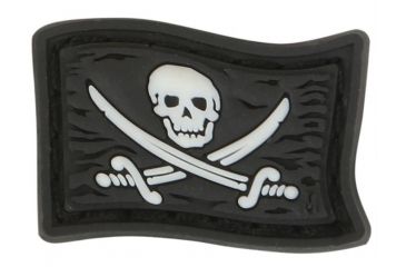 Image of Maxpedition Jolly Roger Micro Patch,1.125x0.75in,Glow MCJRZ