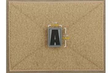 Image of Maxpedition LETTER A Morale Patch - SWAT PVC PATCH:LETAS