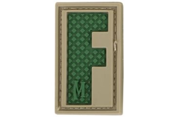 Image of Maxpedition Letter Patch F, Arid LETFA