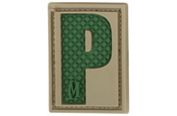 Image of Maxpedition Letter Patch P, Arid LETPA