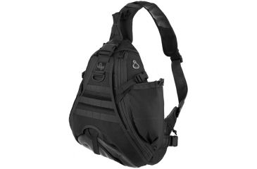 Image of Maxpedition Monsoon S-Type Gearslinger Backpack, Black 0485B