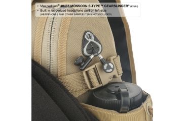 Image of Maxpedition Monsoon S-Type Gearslinger Backpack, Khaki 0485K