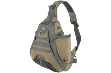 Image of Maxpedition Monsoon S-Type Gearslinger Backpack, Khaki-Foliage 0485KF