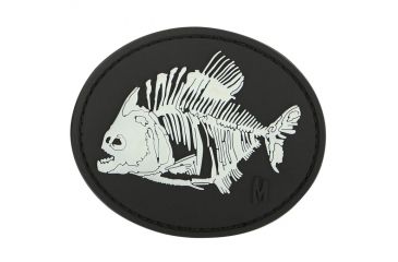 Image of Maxpedition Piranha Bones Morale Patch,Glow PIRAZ