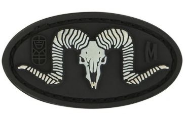 Image of Maxpedition Ram Skull Morale Patch,1.9x1.0in,Glow RAMSZ