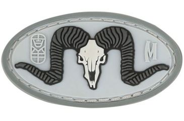 Image of Maxpedition Ram Skull Morale Patch,1.9x1.0in,SWAT RAMSS