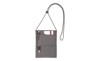 Image of Maxpedition Show Badge Holder,Ballistic Nylon Fabric w/Extra Large Vinyl ID window, Gray SBHGRY