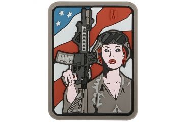 Image of Maxpedition Soldier Girl Morale Patch,Arid SDGLA